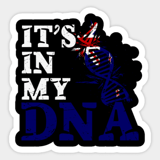 It's in my DNA - New Zealand Sticker